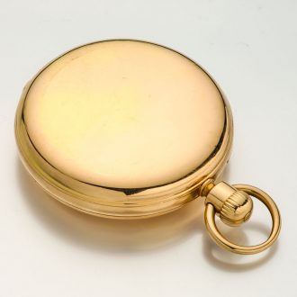 American solid gold chronograph with regulator dial Circa 1875