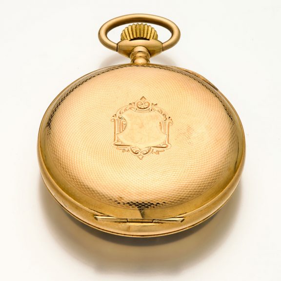 Swiss gold 8 day Hebdomas lever pocket watch Circa 1920 Rare Swiss gold eight day Hebdomas lever watch Circa 1920