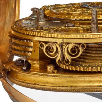 An English verge in 20 carat gold repousse pair cases CircaXXXXX An English verge in 20 carat gold repousse pair cases CircaXXXXX