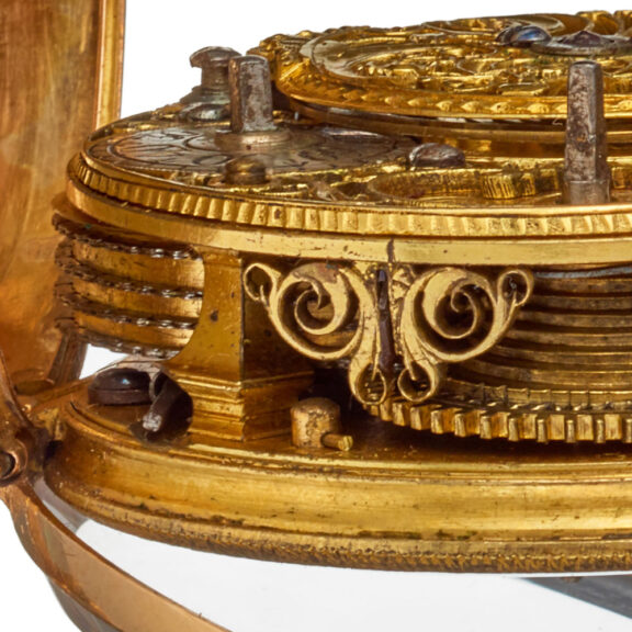 An English verge in 20 carat gold repousse pair cases CircaXXXXX An English verge in 20 carat gold repousse pair cases CircaXXXXX