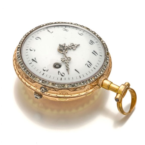 French 18K multicolour gold verge pocket watch Circa 1790 French 18K multicolour gold verge pocket watch Circa 1790