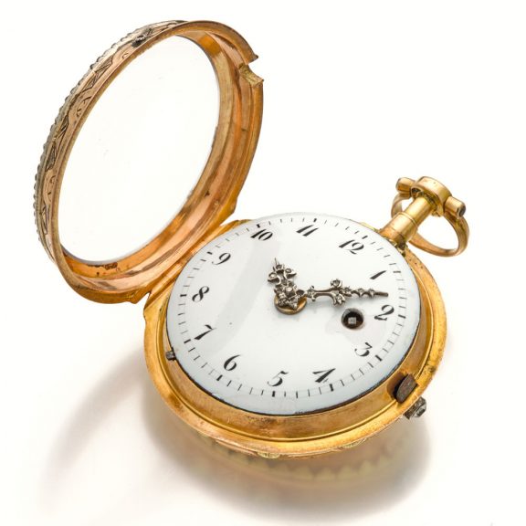 French 18K multicolour gold verge pocket watch Circa 1790 French 18K multicolour gold verge pocket watch Circa 1790
