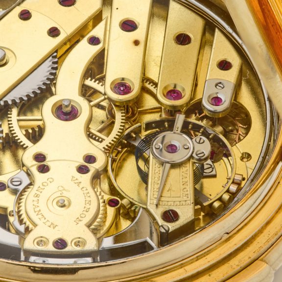 Heavy Swiss 18K gold quarter repeating pocket watch Circa 1875 Heavy Swiss 18K gold quarter repeating pocket watch Circa 1875