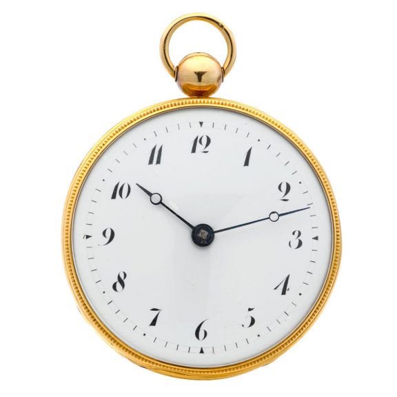 Fine Swiss 18 carat gold verge pocket watch Circa 1815 Fine Swiss 18 carat gold verge pocket watch Circa 1815