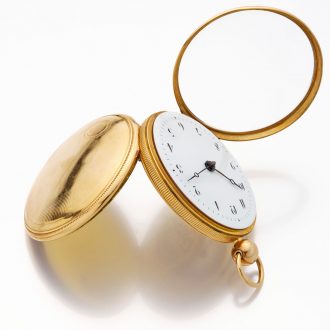 Fine Swiss 18 carat gold verge pocket watch Circa 1815