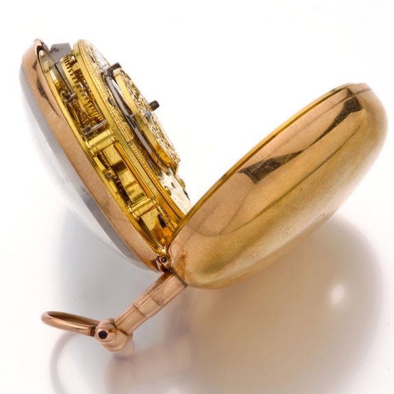 Solid 18K gold English pair cased verge watch Circa 1810-1811 Solid 18K gold English pair cased verge watch Circa 1810-1811