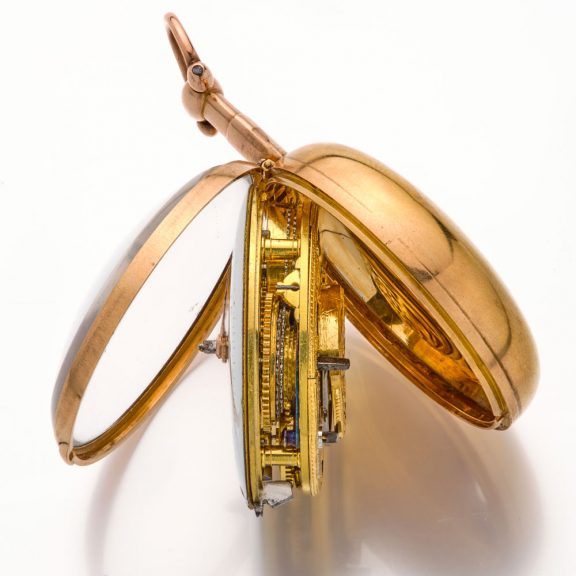 Solid 18K gold English pair cased verge watch Circa 1810-1811 Solid 18K gold English pair cased verge watch Circa 1810-1811
