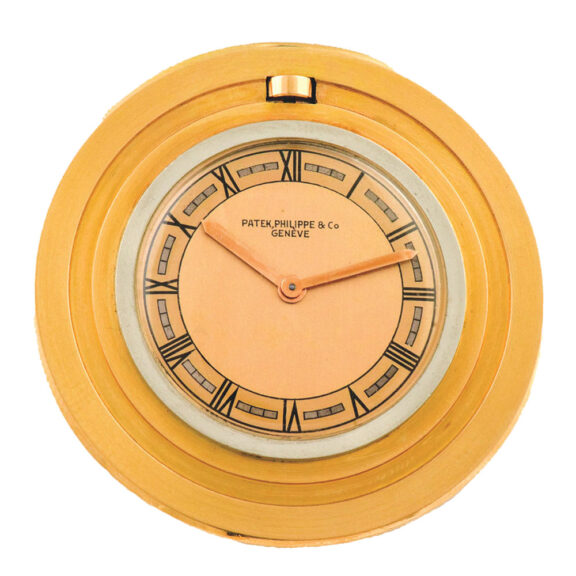Very fine Swiss 18 Carat pink gold keyless pocket watch Circa 1940