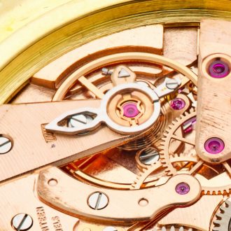 Swiss gilt keyless dress watch with centre seconds Circa 1966