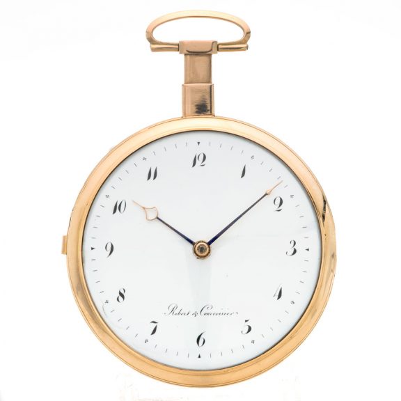 Large Swiss rose gold quarter repeating cylinder watch Circa 1805 Large Swiss rose gold quarter repeating cylinder watch Circa 1805