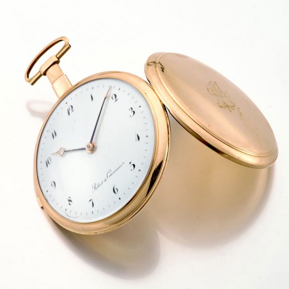 Large Swiss rose gold quarter repeating cylinder watch Circa 1805 Large Swiss rose gold quarter repeating cylinder watch Circa 1805
