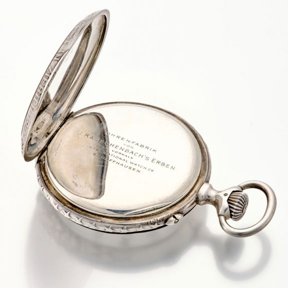 Swiss silver keyless lever with high relief cast case Circa 1907 Swiss silver keyless lever with high relief cast case Circa 1907