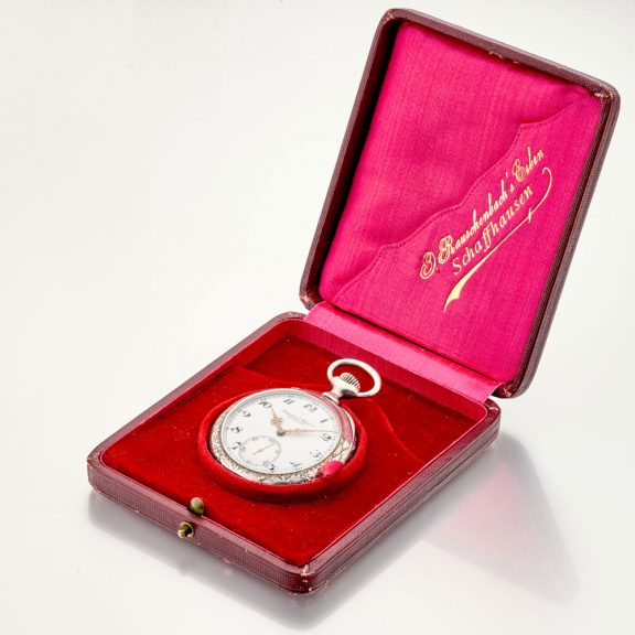 Swiss silver keyless lever with high relief cast case Circa 1907 Swiss silver keyless lever with high relief cast case Circa 1907