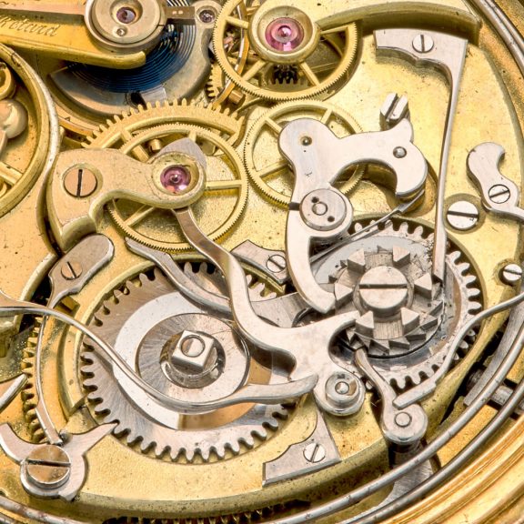 Swiss 14K gold repeating chronograph pocket watch Circa 1920 Swiss 14K gold repeating chronograph pocket watch Circa 1920