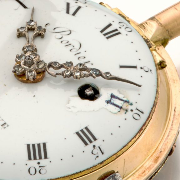 Attractive Swiss 18K multi-colour gold pocket watch Circa 1795 Attractive Swiss 18K multi-colour gold pocket watch Circa 1795