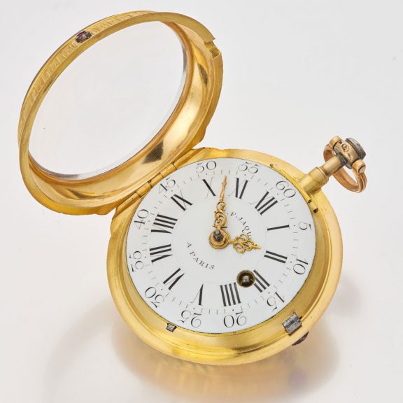 Exclusive French multi-colour gold verge pocket watch Circa 1740 Exclusive French multi-colour gold verge pocket watch Circa 1740