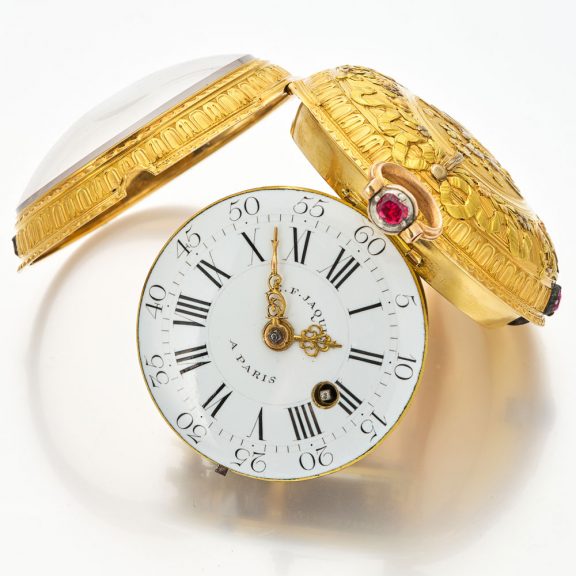 Exclusive French multi-colour gold verge pocket watch Circa 1740 Exclusive French multi-colour gold verge pocket watch Circa 1740