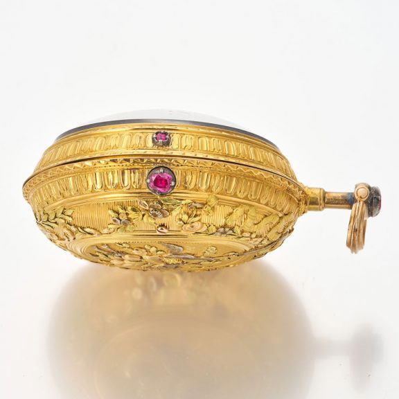 Exclusive French multi-colour gold verge pocket watch Circa 1740 Exclusive French multi-colour gold verge pocket watch Circa 1740