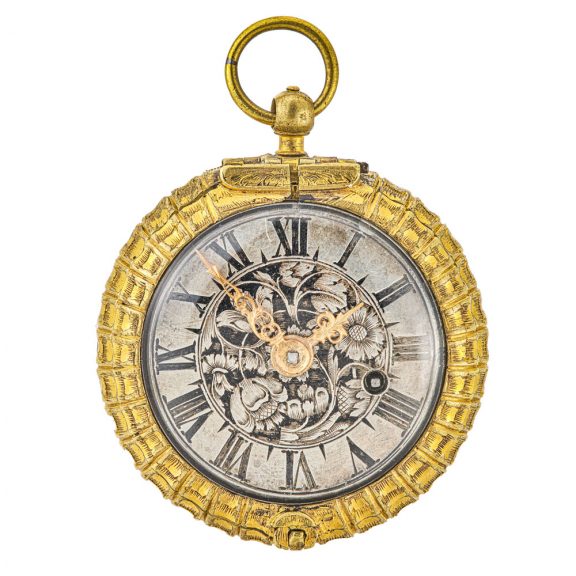 Early French gilt verge watch with later movenment Circa 1660 Early French gilt verge watch with later movenment Circa 1660