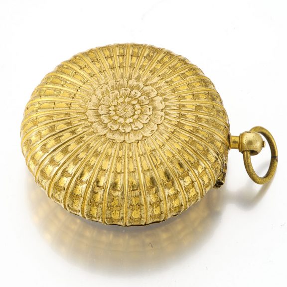 Early French gilt verge watch with later movenment Circa 1660 Early French gilt verge watch with later movenment Circa 1660