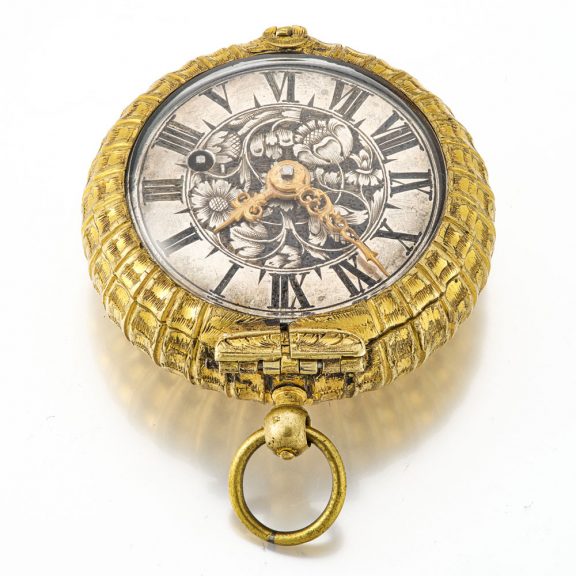 Early French gilt verge watch with later movenment Circa 1660 Early French gilt verge watch with later movenment Circa 1660