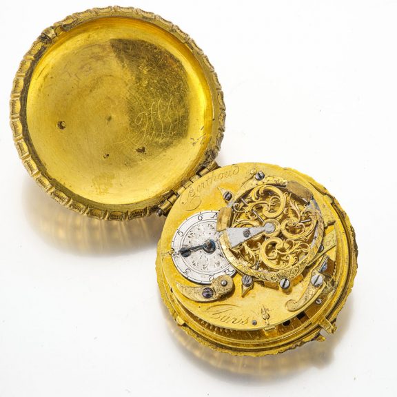 Early French gilt verge watch with later movenment Circa 1660 Early French gilt verge watch with later movenment Circa 1660