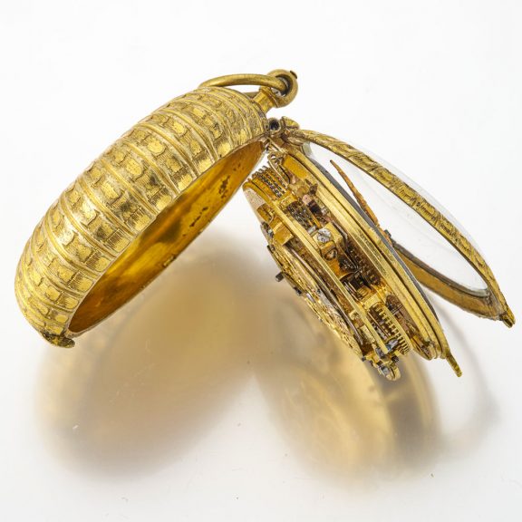 Early French gilt verge watch with later movenment Circa 1660 Early French gilt verge watch with later movenment Circa 1660