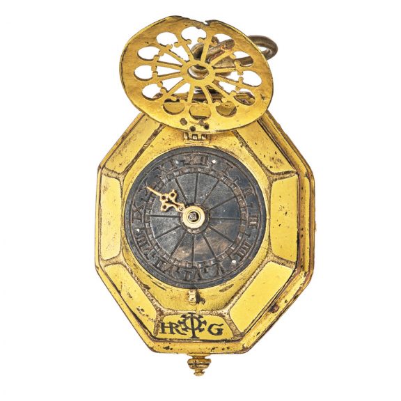 German octagonal neck watch with later movement Circa 1590 German octagonal neck watch with later movement Circa 1590