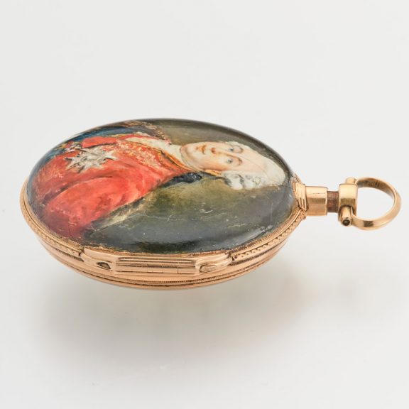 French repeating watch with portrait of Louis the XVl Circa 1790 French repeating watch with portrait of Louis the XVl Circa 1790