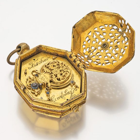 German octagonal neck watch with later movement Circa 1590 German octagonal neck watch with later movement Circa 1590