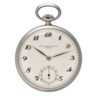 Fine and rare stainless steel Swiss keyless dress watch Circa 1937