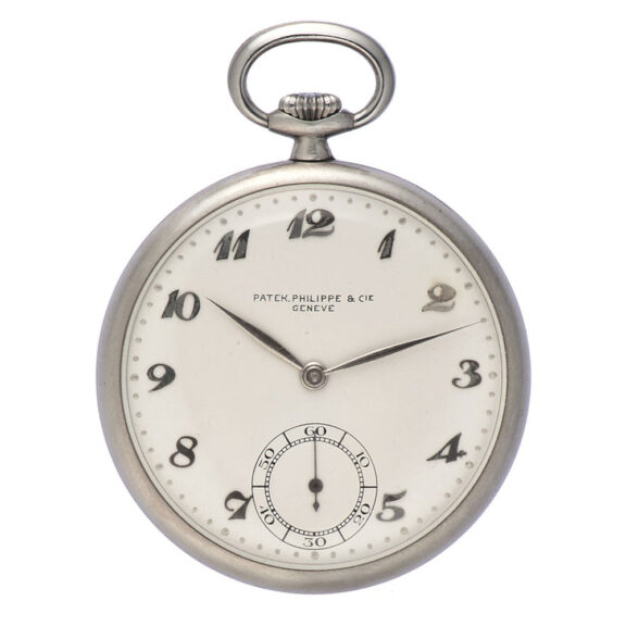 Fine and rare stainless steel Swiss keyless dress watch Circa 1937 Fine and rare stainless steel Swiss keyless dress watch Circa 1937