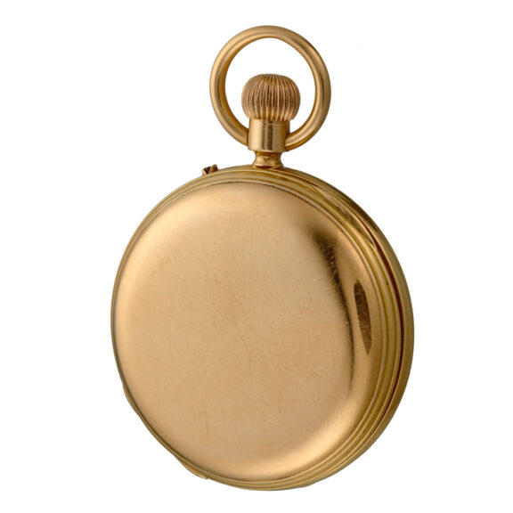 English lever in 18k gold half hunter case Circa 1868 English lever in 18k gold half hunter case Circa 1868