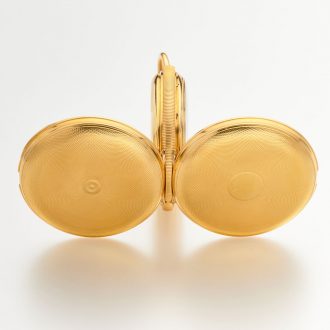 German gold lever with 30h power reserve indicator Circa 1880