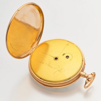 French 18K gold quarter repeater by Du Bois & Fils Circa 1820 French 18K gold quarter repeater by Du Bois & Fils Circa 1820