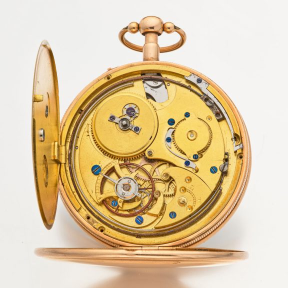 French 18K gold quarter repeater by Du Bois & Fils Circa 1820 French 18K gold quarter repeater by Du Bois & Fils Circa 1820