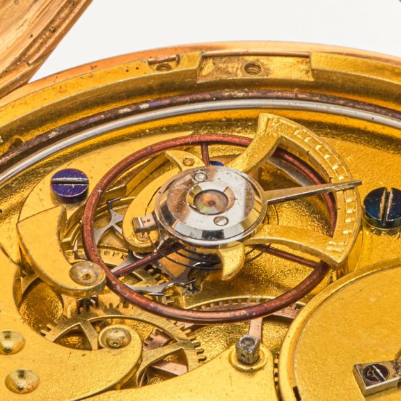French 18K gold quarter repeater by Du Bois & Fils Circa 1820 French 18K gold quarter repeater by Du Bois & Fils Circa 1820
