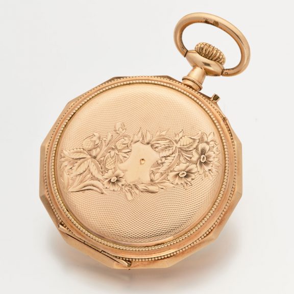 Swiss 14 carat yellow gold keyless dress watch Circa 1900 Swiss 14 carat yellow gold keyless dress watch Circa 1900