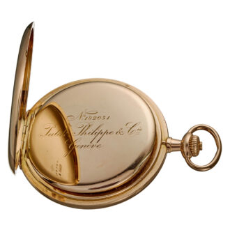 A Patek Philippe gold pocket watch, hunter case Circa 1920