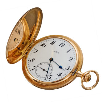 A Patek Philippe gold pocket watch, hunter case Circa 1920
