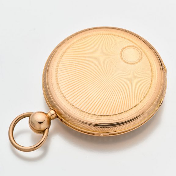 Attractive Swiss gold quarter repeating cylinder watch Circa 1830 Attractive Swiss gold quarter repeating cylinder watch Circa 1830