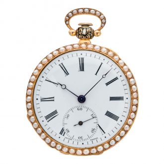 Fine Swiss18 carat gold watch for Chinese market Circa 1835