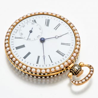 Fine Swiss18 carat gold watch for Chinese market Circa 1835