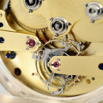 English silver lever with one minute tourbillon Circa 1895