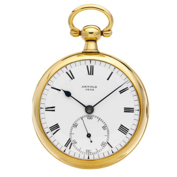 Heavy English gold watch with spring detent escapement Circa 1802 Heavy English gold watch with spring detent escapement Circa 1802