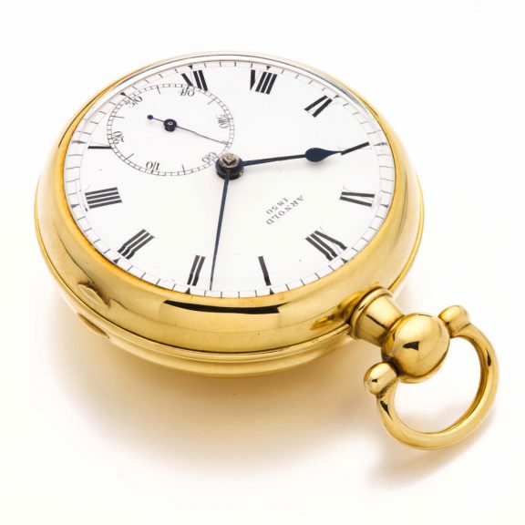 Heavy English gold watch with spring detent escapement Circa 1802 Heavy English gold watch with spring detent escapement Circa 1802