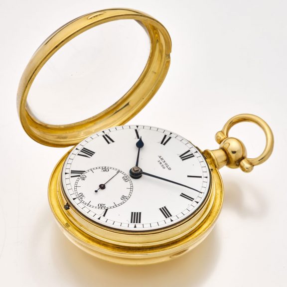 Heavy English gold watch with spring detent escapement Circa 1802 Heavy English gold watch with spring detent escapement Circa 1802
