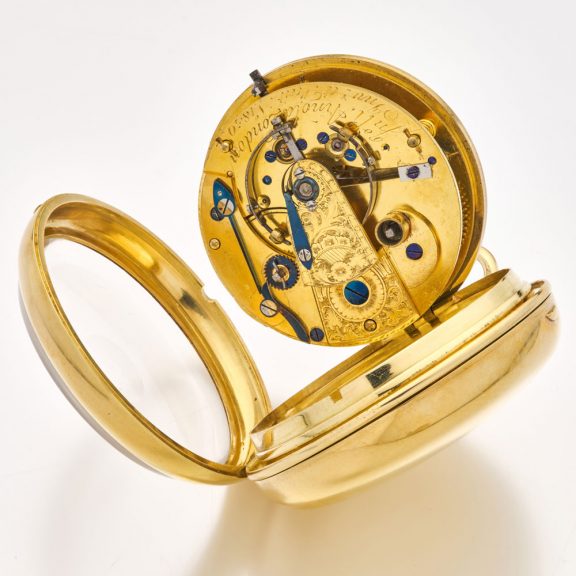 Heavy English gold watch with spring detent escapement Circa 1802 Heavy English gold watch with spring detent escapement Circa 1802