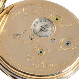 Swiss gold lever with alarm and jumping seconds Circa 1830