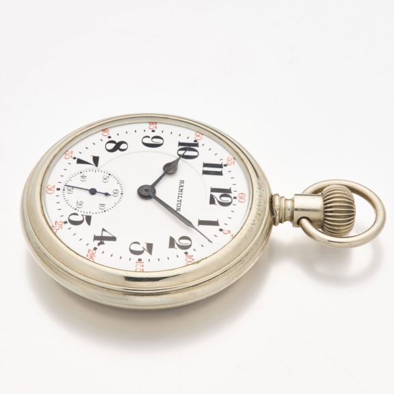 American silver keyless wind open faced watch Circa 1925 American silver keyless wind open faced watch Circa 1925